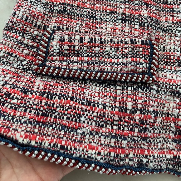 PURIFICACION GARCIA pearl button multicolor boucle tweed jacket blazer M/L 44 EU - Picture 13 of 17